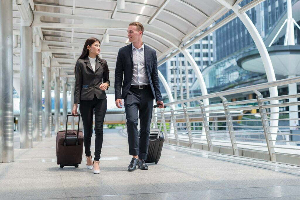 people on business travel